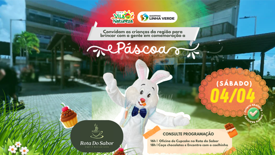 Uma Páscoa cheia de alegria, cores e momentos especiais está chegando!